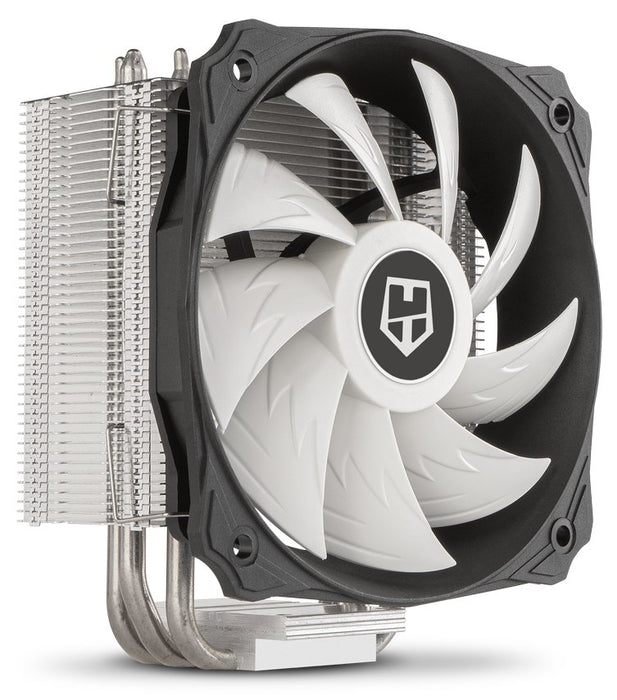 EAN 8436532164323 - NOX Hummer H-212 Procesador Enfriador 12 cm Aluminio, Negro, Blanco 1 pieza(s) imagen 2