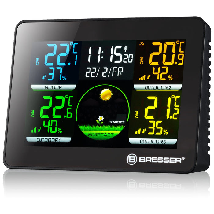 EAN 4007922060101 - Bresser Optics 7000023 estación meteorológica digital Negro LCD CC/Batería imagen 3