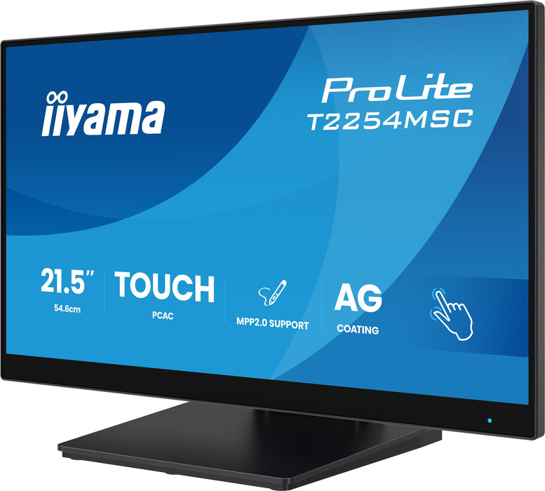EAN 4948570125715 - iiyama T2254MSC-B2AG pantalla para PC 54,6 cm (21.5") 1920 x 1080 Pixeles Full HD LED Pantalla táctil Neg imagen 8