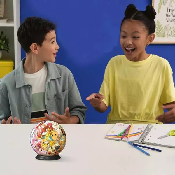 EAN 4005556115952 - Ravensburger 3D Puzzle Ball: Pokémon - Kanto Region Puzle 3D 73 pieza(s) Dibujos imagen 4