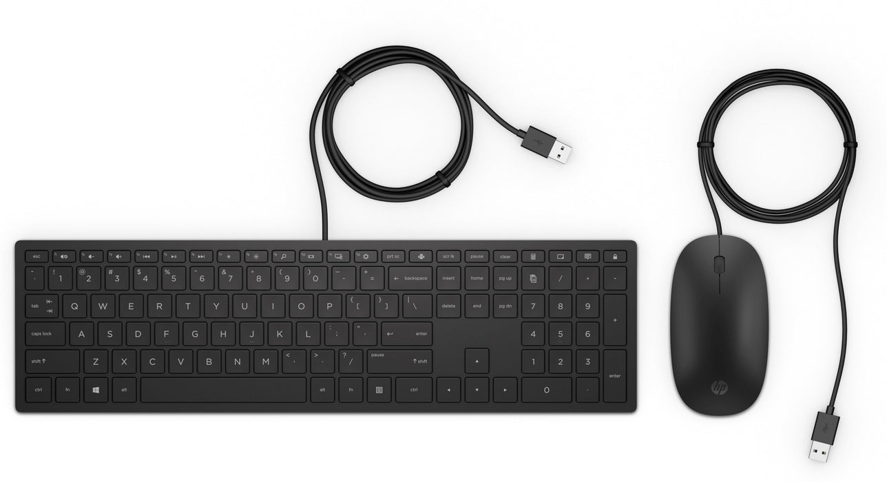 EAN 0192545457941 - HP Pavilion Wired Combo Keyboard 400 teclado Ratón incluido Oficina USB Negro imagen 1