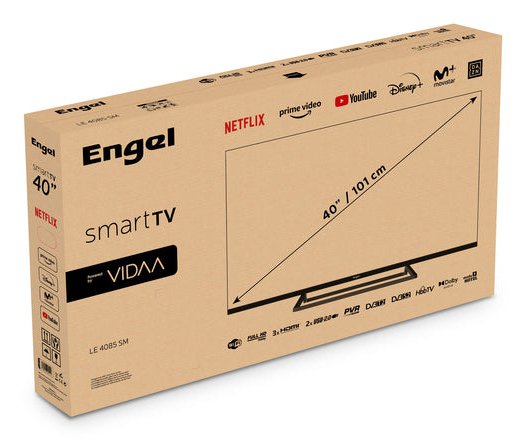EAN 8436606900147 - Engel LE4085SM Televisor 101,6 cm (40") Full HD Negro 230 cd / m² imagen 7