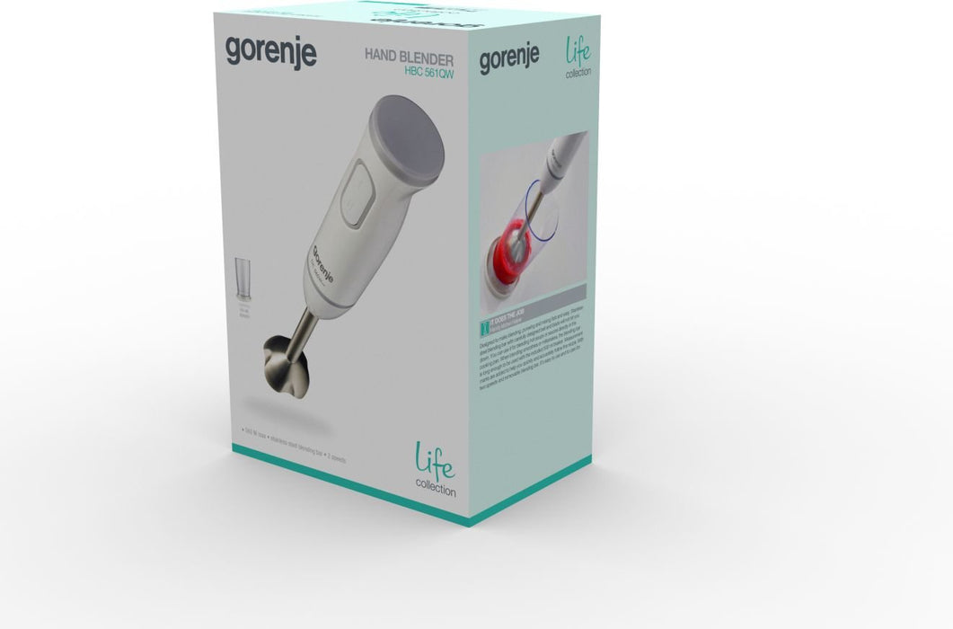 EAN 3838782178733 - Gorenje HBC561QW 0,5 L Batidora de mano 560 W Blanco imagen 3