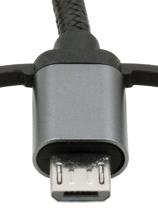 EAN 4718359140310 - EXSYS EX-K1403-2 cable USB USB 2.0 1 m USB A USB C Negro, Gris imagen 2