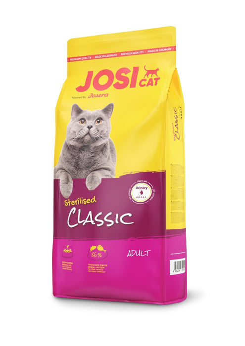 EAN 4032254753421 - Josera JosiCat Sterilised Classic alimento seco para gatos 10 kg Adulto Maíz, Aves, Arroz, Salmón imagen 1