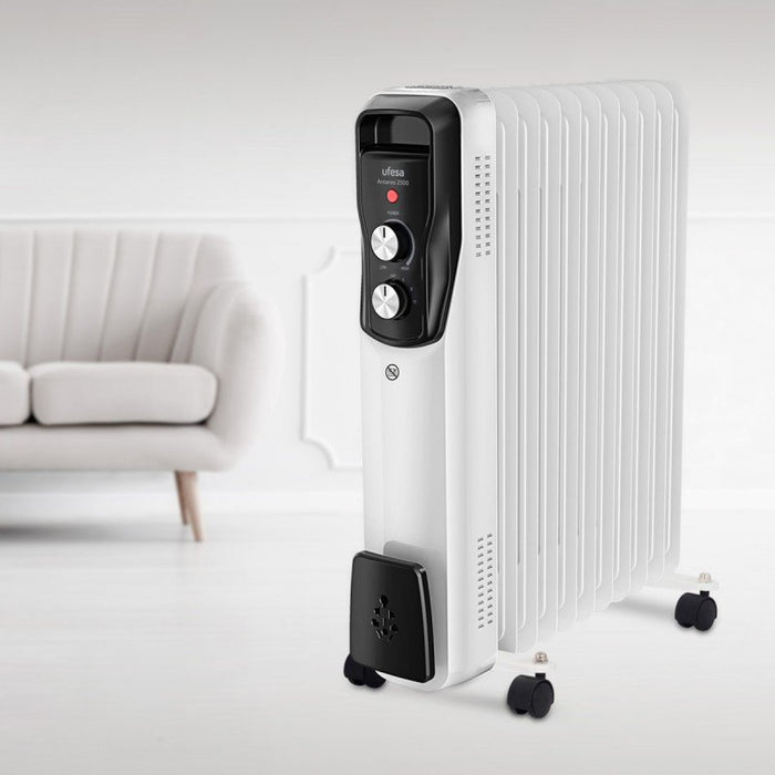 EAN 8422160055096 - Ufesa 83505509 calefactor eléctrico Interior Blanco 2500 W Radiador de aceite eléctrico imagen 2