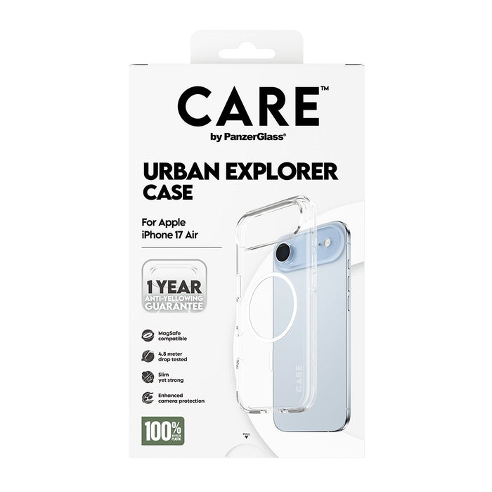 EAN 5715685026843 - PanzerGlass CARE by ® Flagship Case Transparent Urban Explorer w. White MagSafe iPhone 17 Air funda para  imagen 3