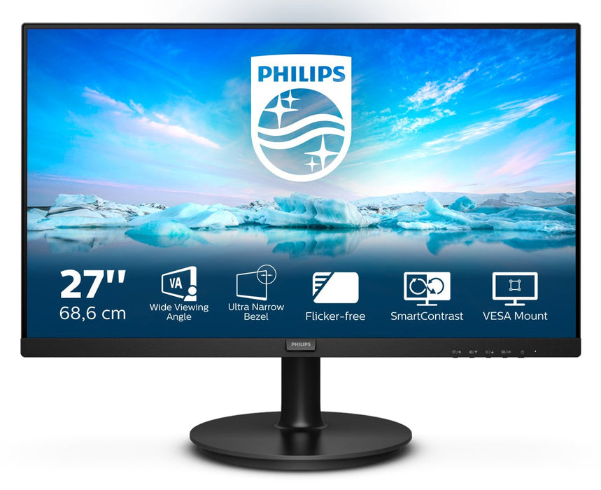 EAN 8712581772062 - Philips V Line 271V8L/00 LED display 68,6 cm (27") 1920 x 1080 Pixeles Full HD Negro imagen 2