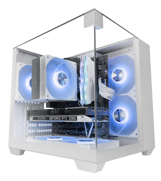 EAN 8435693109846 - Mars Gaming MC-VISIONMW Mini Tower Blanco imagen 2