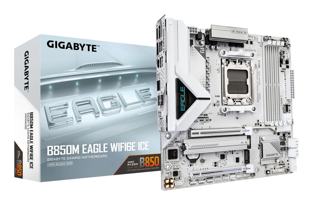 EAN 4719331871789 - GIGABYTE B850M EAGLE WIFI6E ICE AMD B850 Zócalo AM5 micro ATX imagen 1
