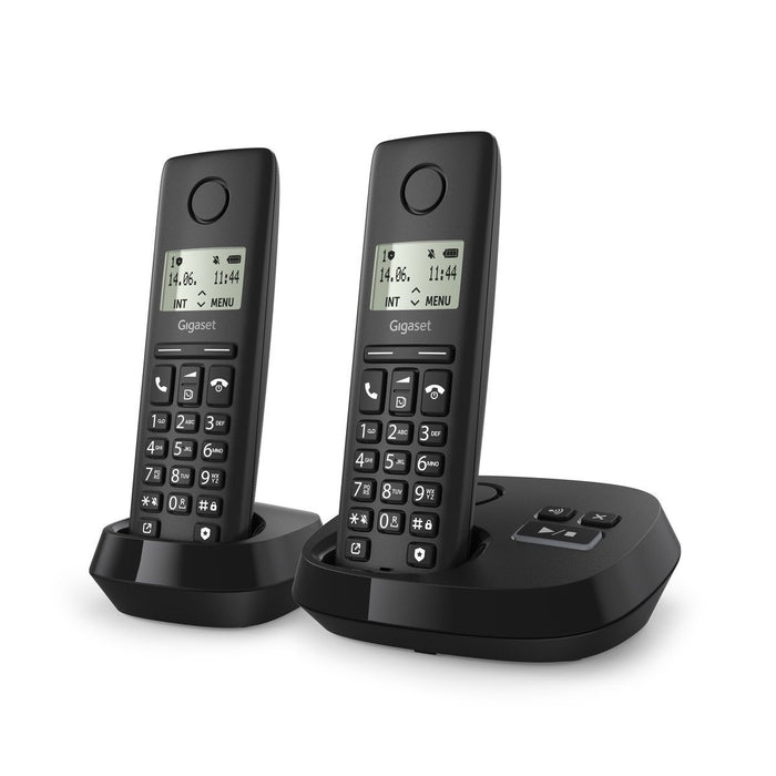 EAN 4250366871523 - Gigaset PURE 100A Duo Teléfono DECT/analógico Identificador de llamadas Negro imagen 7