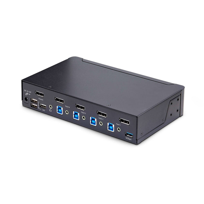 EAN 0065030893206 - StarTech.com D86A2-4-PORT-8K-KVM interruptor KVM Negro imagen 2