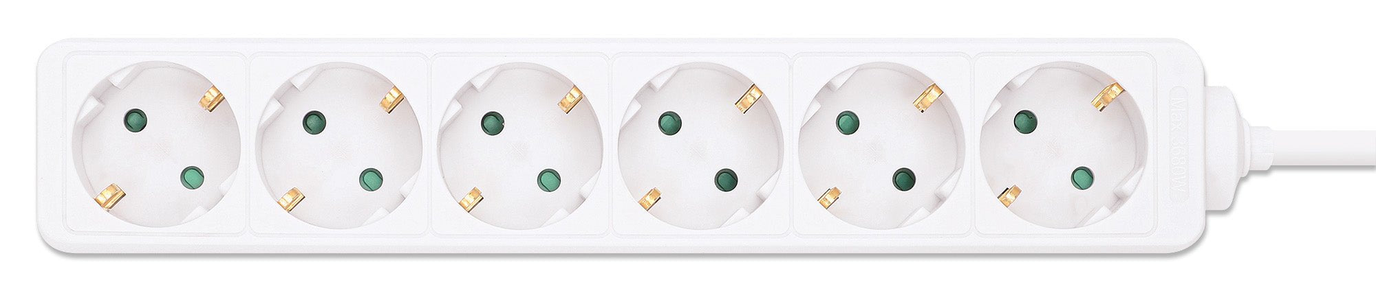 EAN 0766623168304 - Manhattan 168304 base múltiple 2 m 6 salidas AC Interior Blanco imagen 4