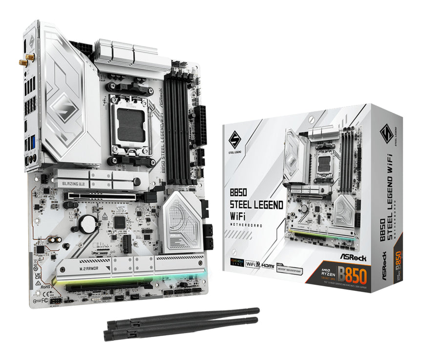 EAN 4711581490062 - Asrock B850 Steel Legend WiFi AMD B850 Zócalo AM5 ATX imagen 1
