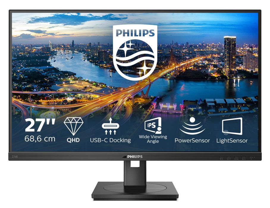 EAN 8712581764357 - Philips 276B1/00 pantalla para PC 68,6 cm (27") 2560 x 1440 Pixeles Full HD LED Negro imagen 1
