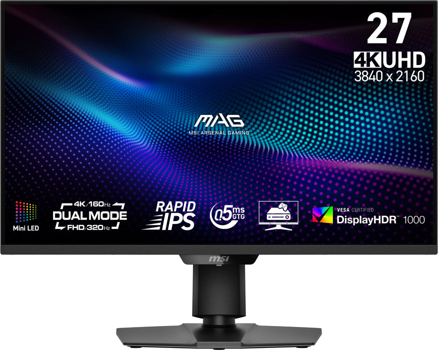 EAN 4711377299008 - MSI MAG 274UPDF E16M pantalla para PC 68,6 cm (27") 3840 x 2160 Pixeles 4K Ultra HD LED Negro imagen 1