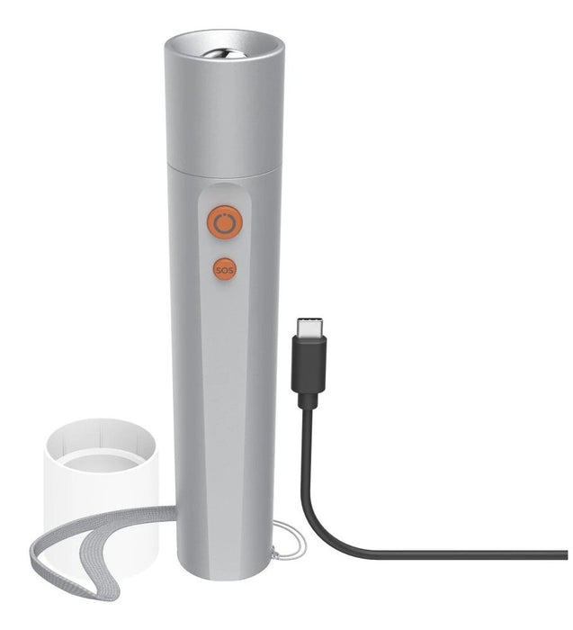 EAN 4047443535764 - Hama FL350-C Plata Linterna de mano LED imagen 1