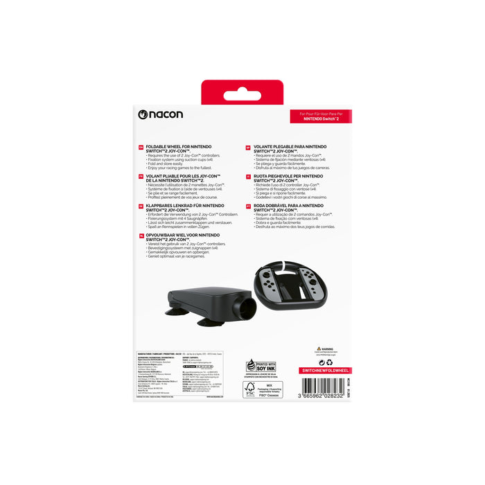 EAN 3665962028232 - NACON NA028232 accesorio de controlador de juego Volante de carreras imagen 6