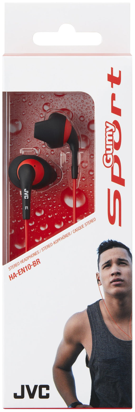 EAN 4975769445057 - JVC HA-EN10-BR-E Auriculares Alámbrico Dentro de oído Deportes Negro, Rojo imagen 2