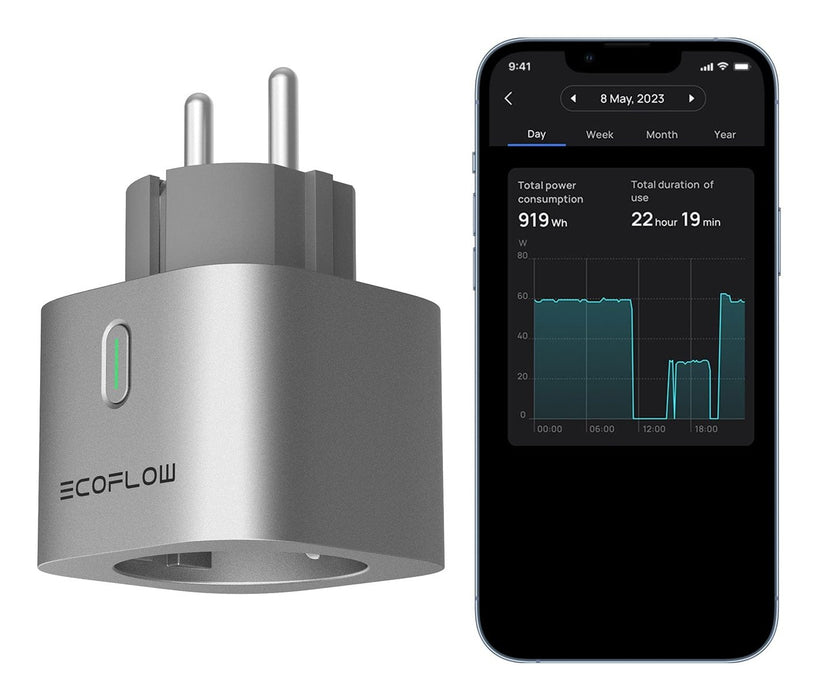 EAN 4895251607780 - EcoFlow EFA-SMARTPLUG-EU-4P enchufe inteligente Hogar Plata imagen 3