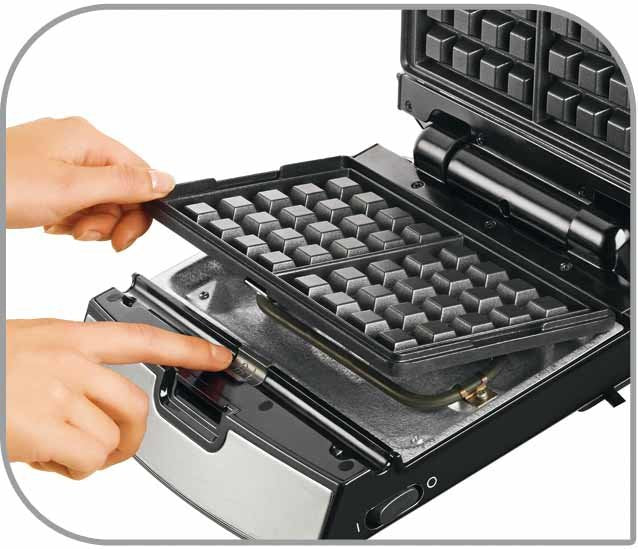 EAN 3045386371204 - Tefal SW854D sandwichera 700 W Negro, Acero inoxidable imagen 8