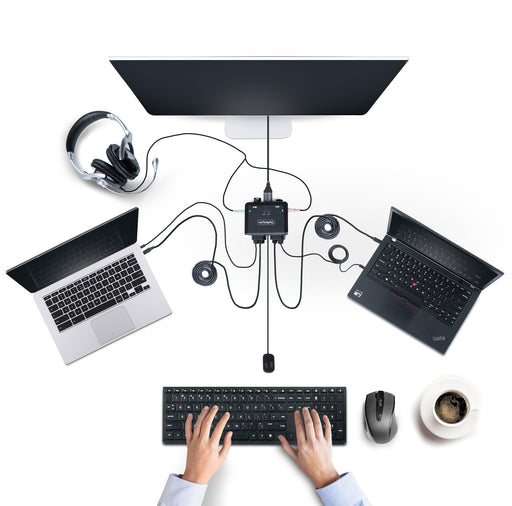 EAN 0065030899352 - StarTech.com C2-D46-UC2-CBL-KVM interruptor KVM Negro imagen 2