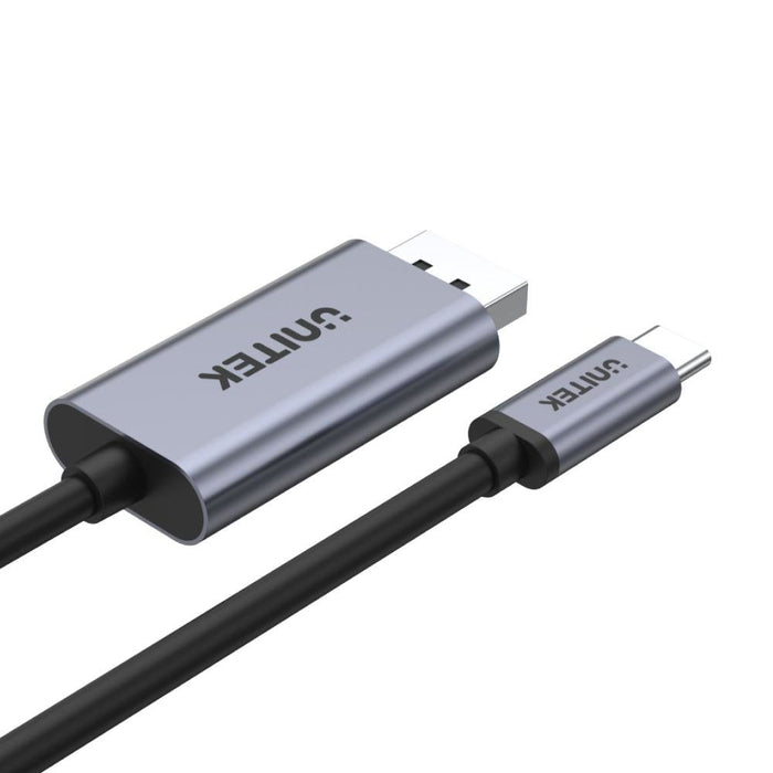 EAN 4894160046277 - UNITEK V1409A cambiador de género para cable USB-C DisplayPort Negro, Gris imagen 2