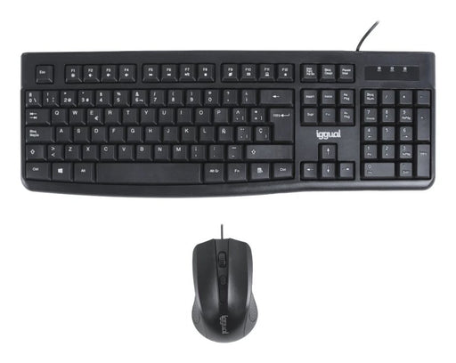 EAN 8435364319475 - iggual CMK-business 2 teclado Ratón incluido Hogar / Oficina USB QWERTY Inglés Negro imagen 1