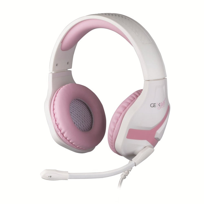 EAN 3328170283731 - Konix Geek Girl Crystal Auriculares Alámbrico Diadema Juego Rosa, Blanco imagen 1