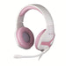 EAN 3328170283731 - Konix Geek Girl Crystal Auriculares Alámbrico Diadema Juego Rosa, Blanco imagen 1