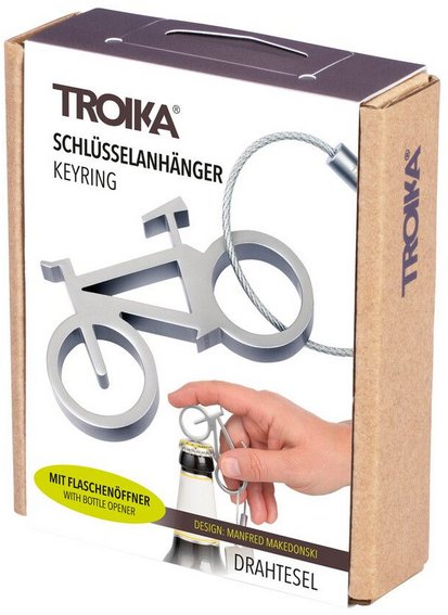 EAN 4024023022241 - TROIKA BTO24/MA llavero y llavero tipo cartera Llavero de anilla Gris imagen 5