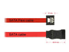 EAN 4043619838325 - DeLOCK 0.1m 2xSATAIII cable de SATA 0,1 m Rojo imagen 2