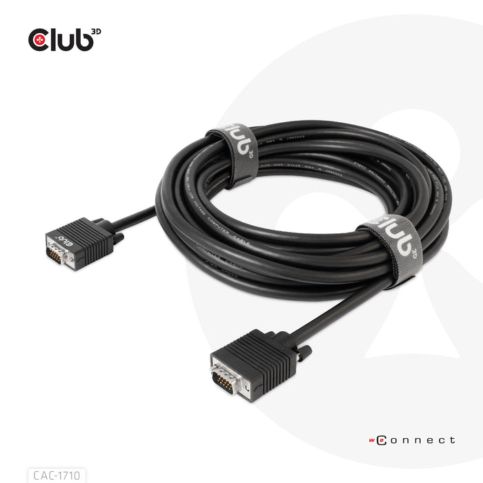 EAN 8719214472191 - CLUB3D CAC-1710 cable VGA 10 m VGA (D-Sub) Negro imagen 6