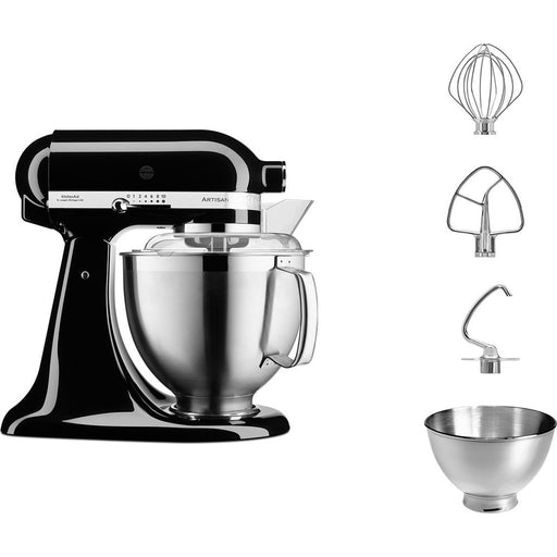 EAN 5413184120924 - KitchenAid Artisan 5KSM185PS robot de cocina 300 W 4,8 L Negro imagen 2