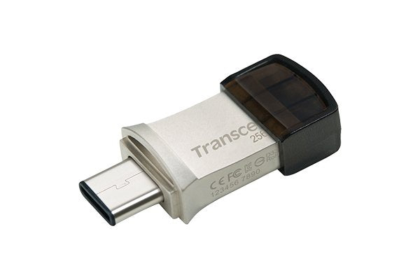 EAN 0760557864943 - Transcend JetFlash 890 unidad flash USB 256 GB USB Type-A / USB Type-C 3.2 Gen 1 (3.1 Gen 1) Plata imagen 2