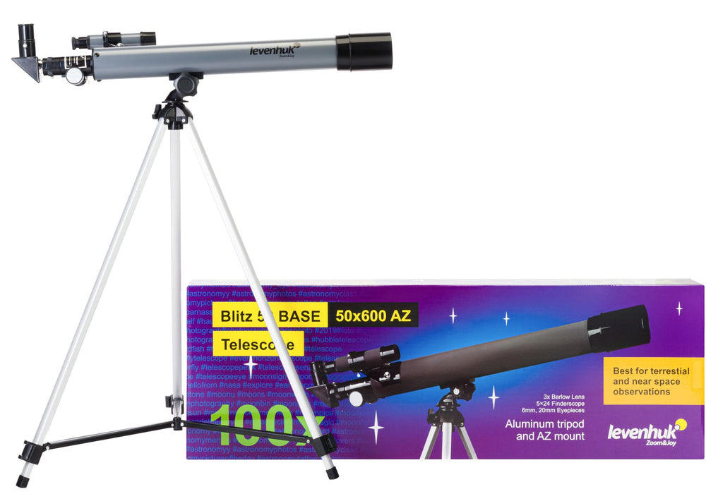 EAN 0753215775866 - Levenhuk Blitz 50 Base Refractor 100x Gris imagen 10