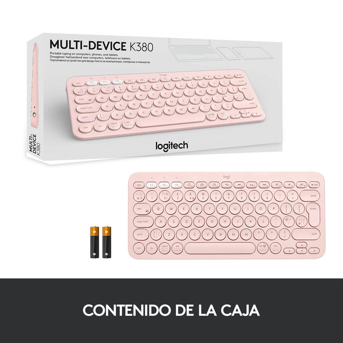 EAN 5099206089068 - Logitech 920-009587 teclado Universal Bluetooth QWERTY Español Rosa imagen 13