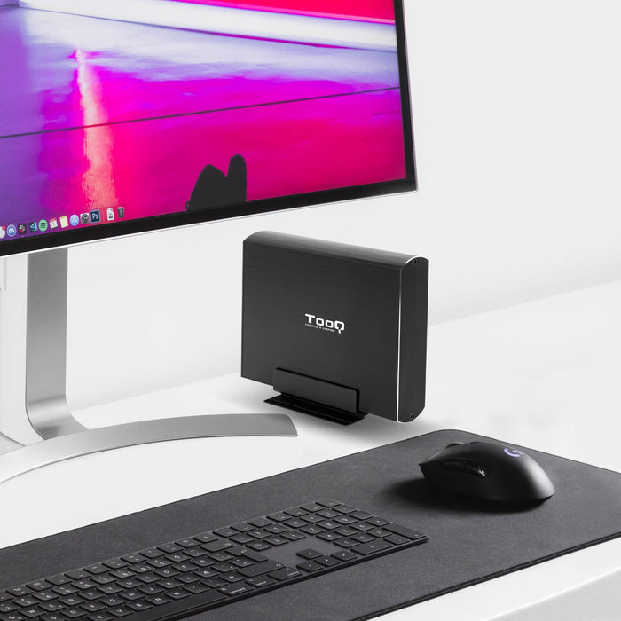 EAN 8433281009691 - TooQ TQE-3531B caja para disco duro externo Caja de disco duro (HDD) Negro 3.5" imagen 8