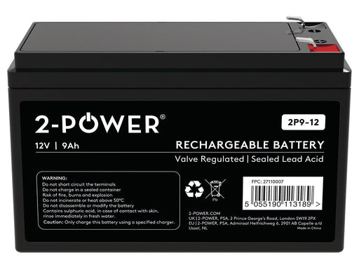 EAN 5055190113189 - 2-Power 2P9-12 batería para sistema ups Sealed Lead Acid (VRLA) 12 V 9 Ah imagen 1