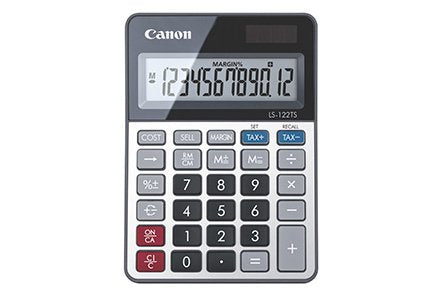 EAN 4549292104653 - Canon LS-122TS calculadora Escritorio Pantalla de calculadora Gris imagen 1