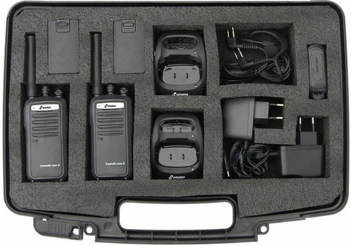 EAN 4010384202613 - Stabo 20261 two-way radios 16 canales 446.00625-446.19375 MHz Negro imagen 1