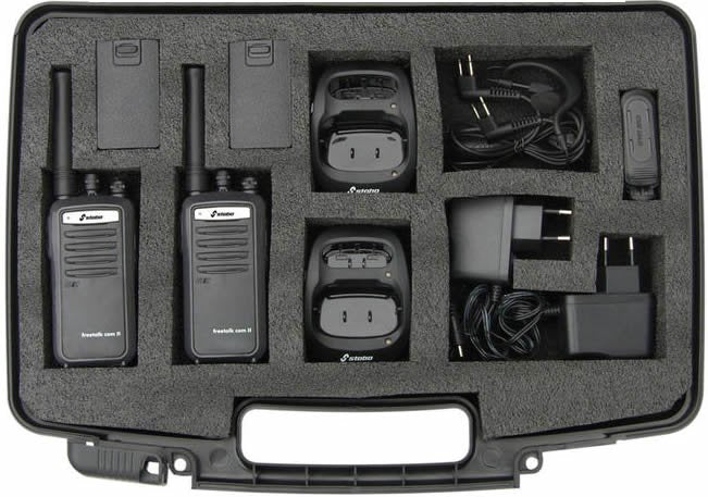 EAN 4010384202613 - Stabo 20261 two-way radios 16 canales 446.00625-446.19375 MHz Negro imagen 1