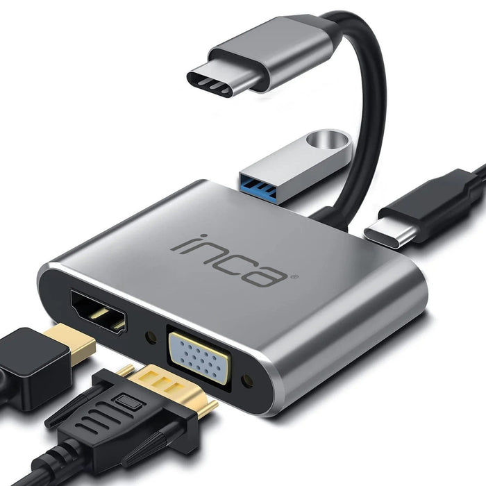 EAN 8681949016301 - Inca ITPC-06TX hub de interfaz USB Tipo C 5000 Mbit/s Gris imagen 2