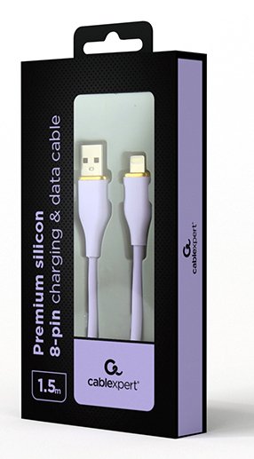 EAN 8716309132220 - Gembird CC-USB2S-AM8PM-1.5M-P cable de conector Lightning 1,5 m Violeta imagen 2