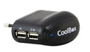 EAN 8437012429710 - CoolBox UX-2 Universal Negro Corriente alterna Interior imagen 1