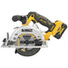EAN 5035048739617 - DeWALT DCS512P2-QW sierra circular portátil 14 cm Negro, Amarillo 3600 RPM imagen 2