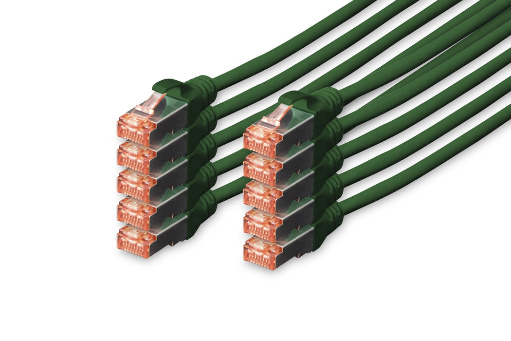 EAN 4016032442301 - Digitus DK-1644-050-G-10 cable de red Verde 5 m Cat6 S/FTP (S-STP) imagen 1