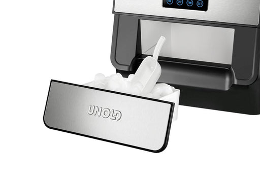 EAN 4011689489556 - Unold 48955 máquina de cubo de hielo Máquina para hacer cubitos de hielo portátil 150 W Negro, Acero inox imagen 2