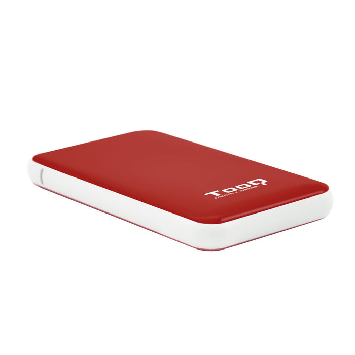 EAN 8433281008328 - TooQ TQE-2528R caja para disco duro externo Caja externa para unidad de estado sólido (SSD) Rojo 2.5" imagen 1