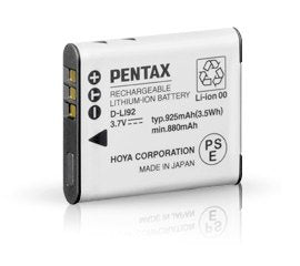 EAN 27075049116 - Pentax D-LI92 Ión de litio 925 mAh imagen 1